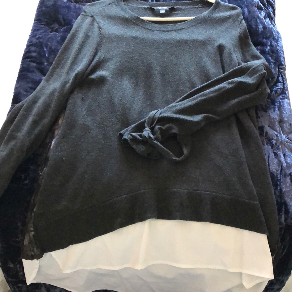 Vera Wang Lace back sweater